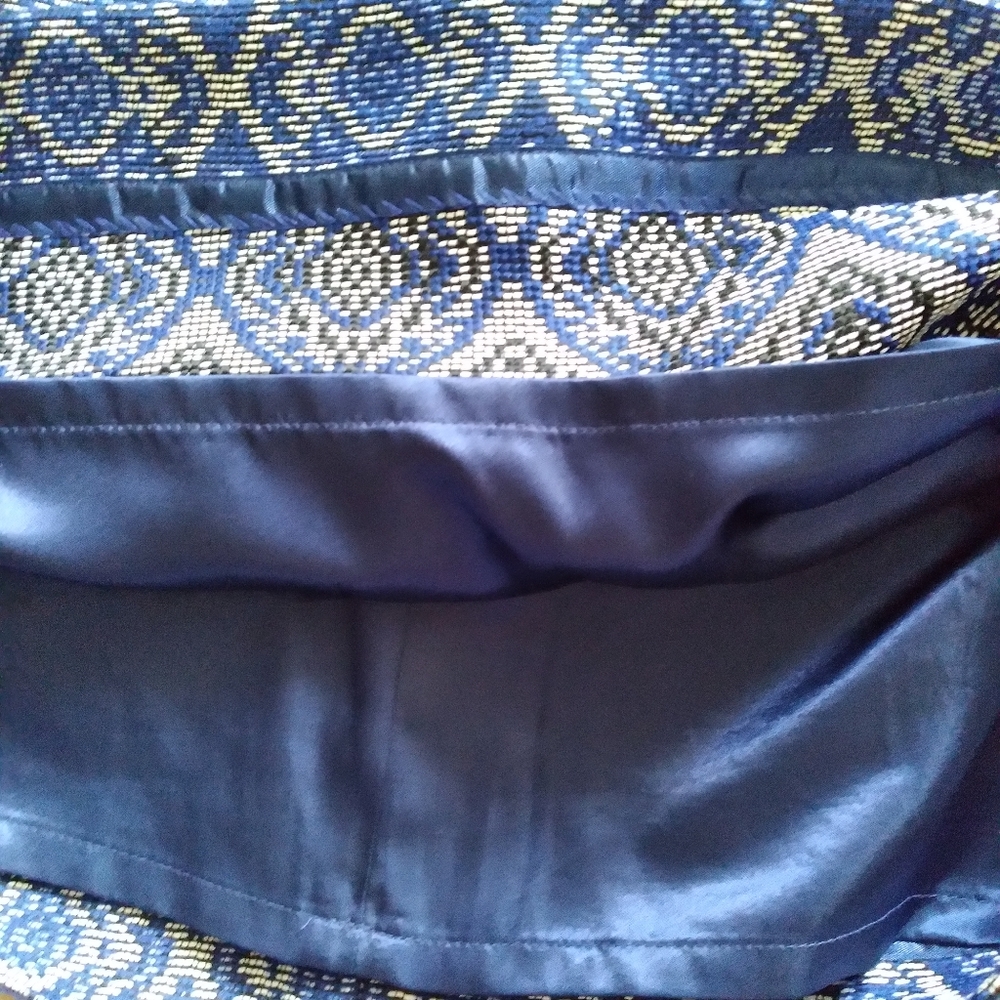 J Crew A-line jacquard skirt, size 8 - Picture 6 of 8
